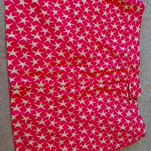 Jcrew pink beach star mini skirt